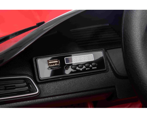 Дитяча акумуляторна машинка Maserati Ghibli на акумуляторі Червона