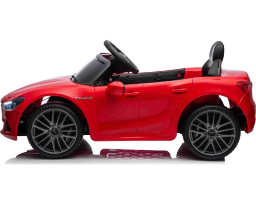 Дитяча акумуляторна машинка Maserati Ghibli на акумуляторі Червона