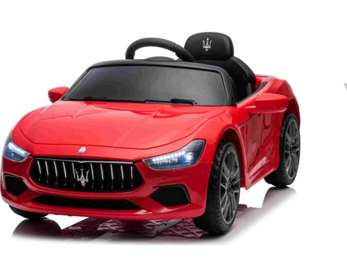 Дитяча акумуляторна машинка Maserati Ghibli на акумуляторі Червона