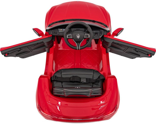 Дитяча акумуляторна машинка Maserati Ghibli на акумуляторі Червона