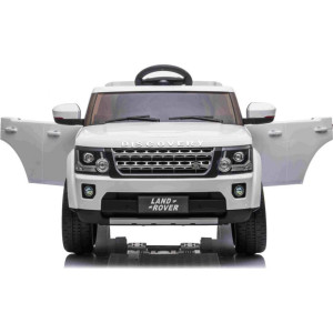 Дитяча акумуляторна машинка Land Rover Discovery Біла