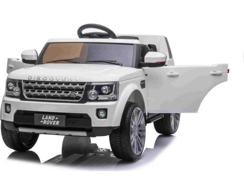 Дитяча акумуляторна машинка Land Rover Discovery Біла