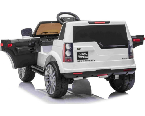 Дитяча акумуляторна машинка Land Rover Discovery Біла