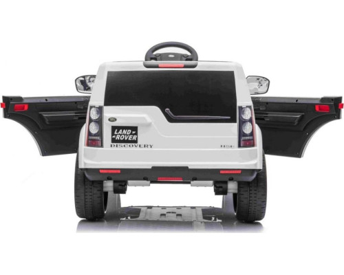 Дитяча акумуляторна машинка Land Rover Discovery Біла