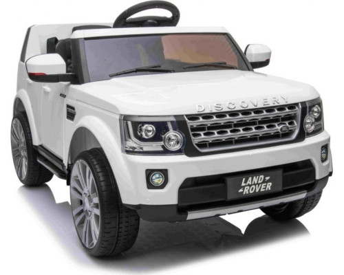 Дитяча акумуляторна машинка Land Rover Discovery Біла