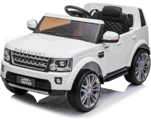 Дитяча акумуляторна машинка Land Rover Discovery Біла