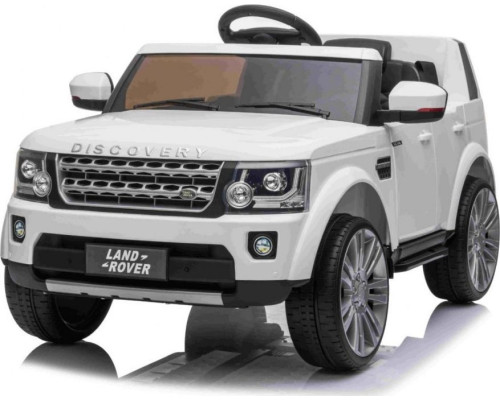 Дитяча акумуляторна машинка Land Rover Discovery Біла