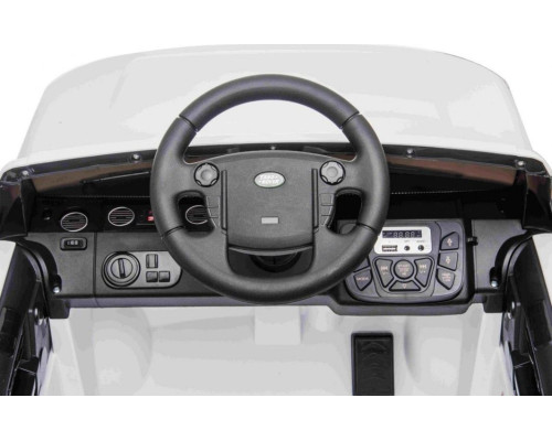 Дитяча акумуляторна машинка Land Rover Discovery Біла
