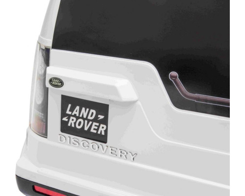 Дитяча акумуляторна машинка Land Rover Discovery Біла
