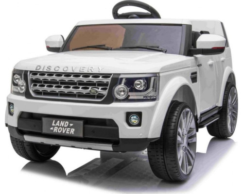Дитяча акумуляторна машинка Land Rover Discovery Біла