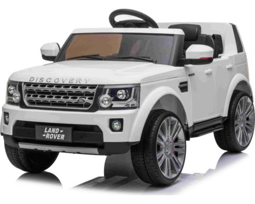 Дитяча акумуляторна машинка Land Rover Discovery Біла