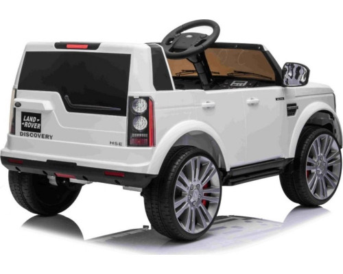 Дитяча акумуляторна машинка Land Rover Discovery Біла