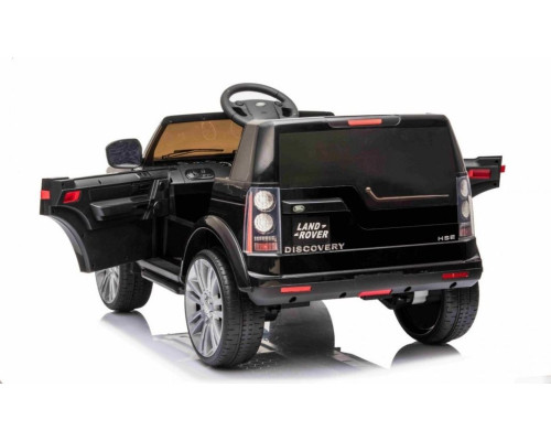 Дитяча акумуляторна машинка Land Rover Discovery Чорна