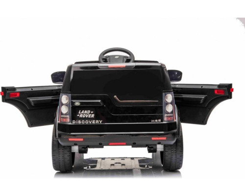 Дитяча акумуляторна машинка Land Rover Discovery Чорна