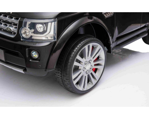 Дитяча акумуляторна машинка Land Rover Discovery Чорна