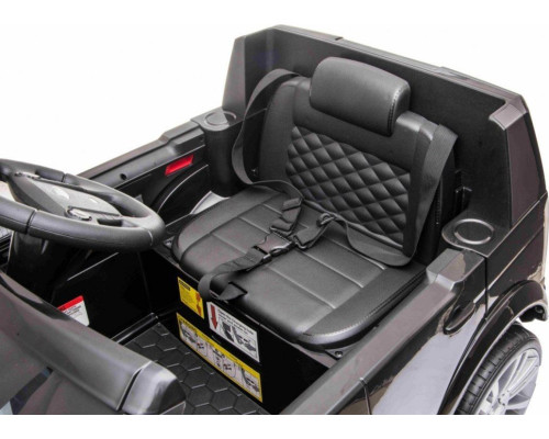 Дитяча акумуляторна машинка Land Rover Discovery Чорна