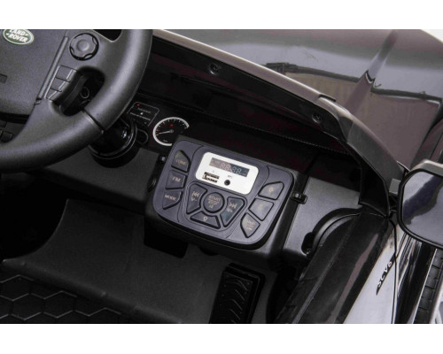 Дитяча акумуляторна машинка Land Rover Discovery Чорна