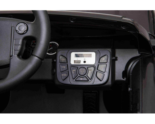 Дитяча акумуляторна машинка Land Rover Discovery Чорна