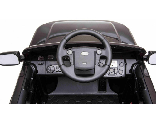 Дитяча акумуляторна машинка Land Rover Discovery Чорна