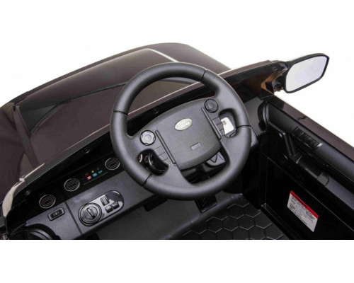 Дитяча акумуляторна машинка Land Rover Discovery Чорна