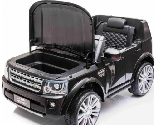 Дитяча акумуляторна машинка Land Rover Discovery Чорна