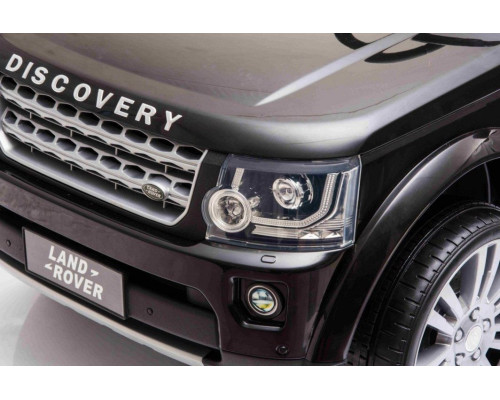 Дитяча акумуляторна машинка Land Rover Discovery Чорна