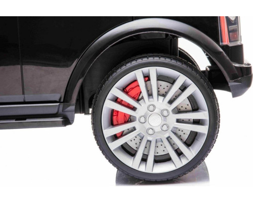 Дитяча акумуляторна машинка Land Rover Discovery Чорна