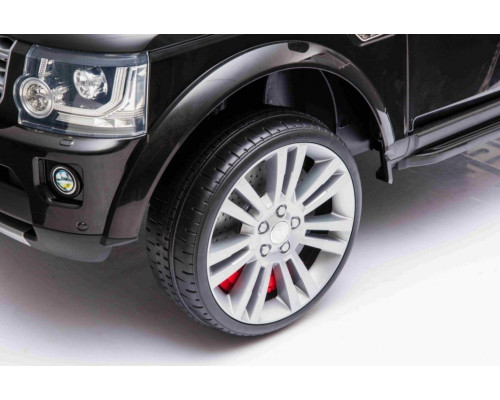 Дитяча акумуляторна машинка Land Rover Discovery Чорна