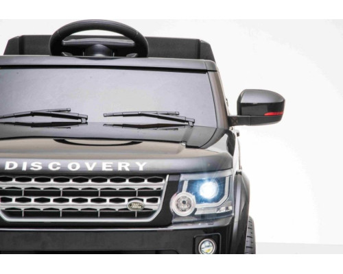 Дитяча акумуляторна машинка Land Rover Discovery Чорна