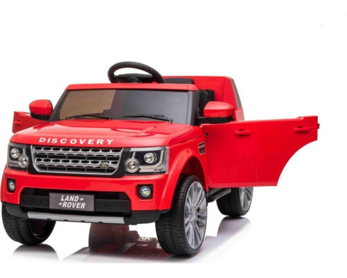 Дитяча акумуляторна машинка Land Rover Discovery Червона