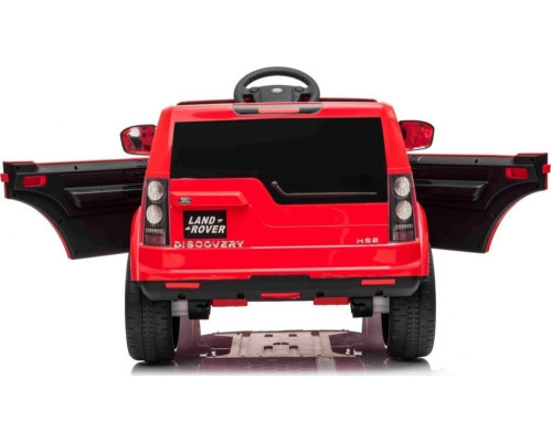 Дитяча акумуляторна машинка Land Rover Discovery Червона