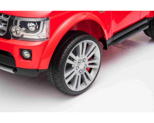 Дитяча акумуляторна машинка Land Rover Discovery Червона