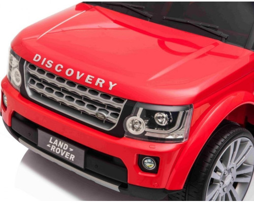 Дитяча акумуляторна машинка Land Rover Discovery Червона