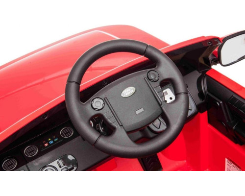 Дитяча акумуляторна машинка Land Rover Discovery Червона