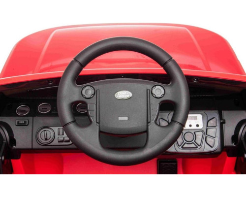 Дитяча акумуляторна машинка Land Rover Discovery Червона