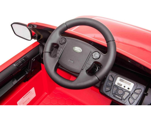 Дитяча акумуляторна машинка Land Rover Discovery Червона