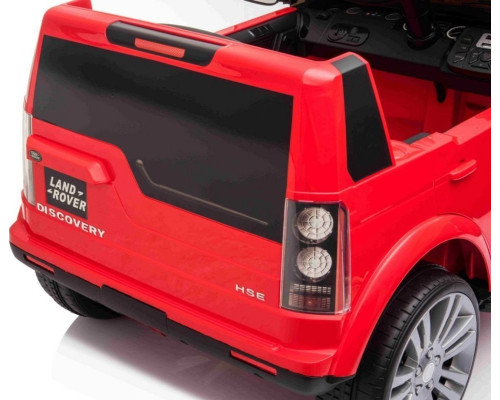 Дитяча акумуляторна машинка Land Rover Discovery Червона