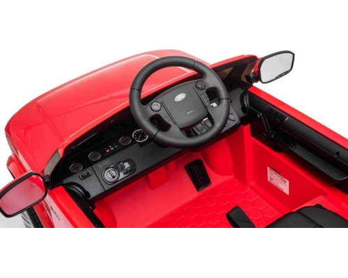 Дитяча акумуляторна машинка Land Rover Discovery Червона