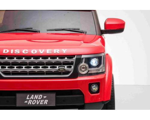 Дитяча акумуляторна машинка Land Rover Discovery Червона