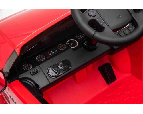 Дитяча акумуляторна машинка Land Rover Discovery Червона