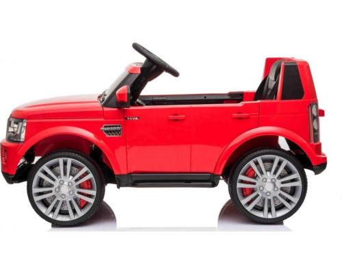 Дитяча акумуляторна машинка Land Rover Discovery Червона