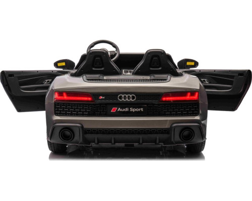 Дитяча акумуляторна машинка Audi Spyder R8 LIFT Сіра Дитяча акумуляторна машинка Audi Spyder R8 LIFT Сіра
