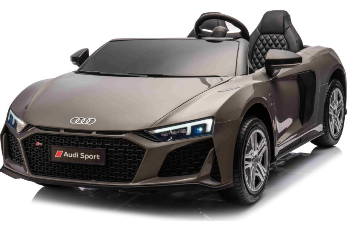 Дитяча акумуляторна машинка Audi Spyder R8 LIFT Сіра