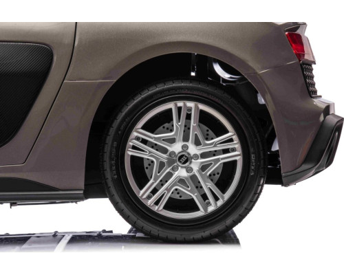 Дитяча акумуляторна машинка Audi Spyder R8 LIFT Сіра Дитяча акумуляторна машинка Audi Spyder R8 LIFT Сіра