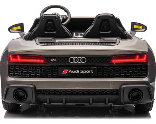 Дитяча акумуляторна машинка Audi Spyder R8 LIFT Сіра Дитяча акумуляторна машинка Audi Spyder R8 LIFT Сіра
