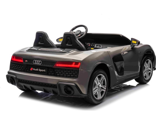 Дитяча акумуляторна машинка Audi Spyder R8 LIFT Сіра Дитяча акумуляторна машинка Audi Spyder R8 LIFT Сіра