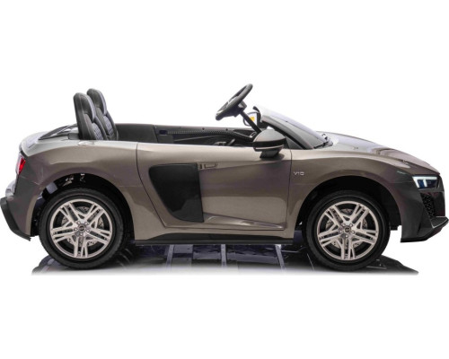 Дитяча акумуляторна машинка Audi Spyder R8 LIFT Сіра Дитяча акумуляторна машинка Audi Spyder R8 LIFT Сіра