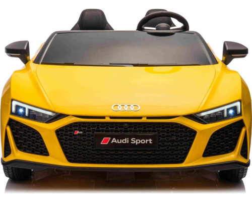 Дитяча акумуляторна машинка Audi Spyder R8 LIFT Жовта