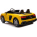 Дитяча акумуляторна машинка Audi Spyder R8 LIFT Жовта