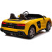 Дитяча акумуляторна машинка Audi Spyder R8 LIFT Жовта